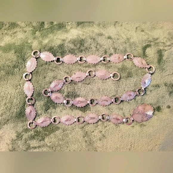 Vintage Costume Grade Silver Concho belt - Picture 2 of 6